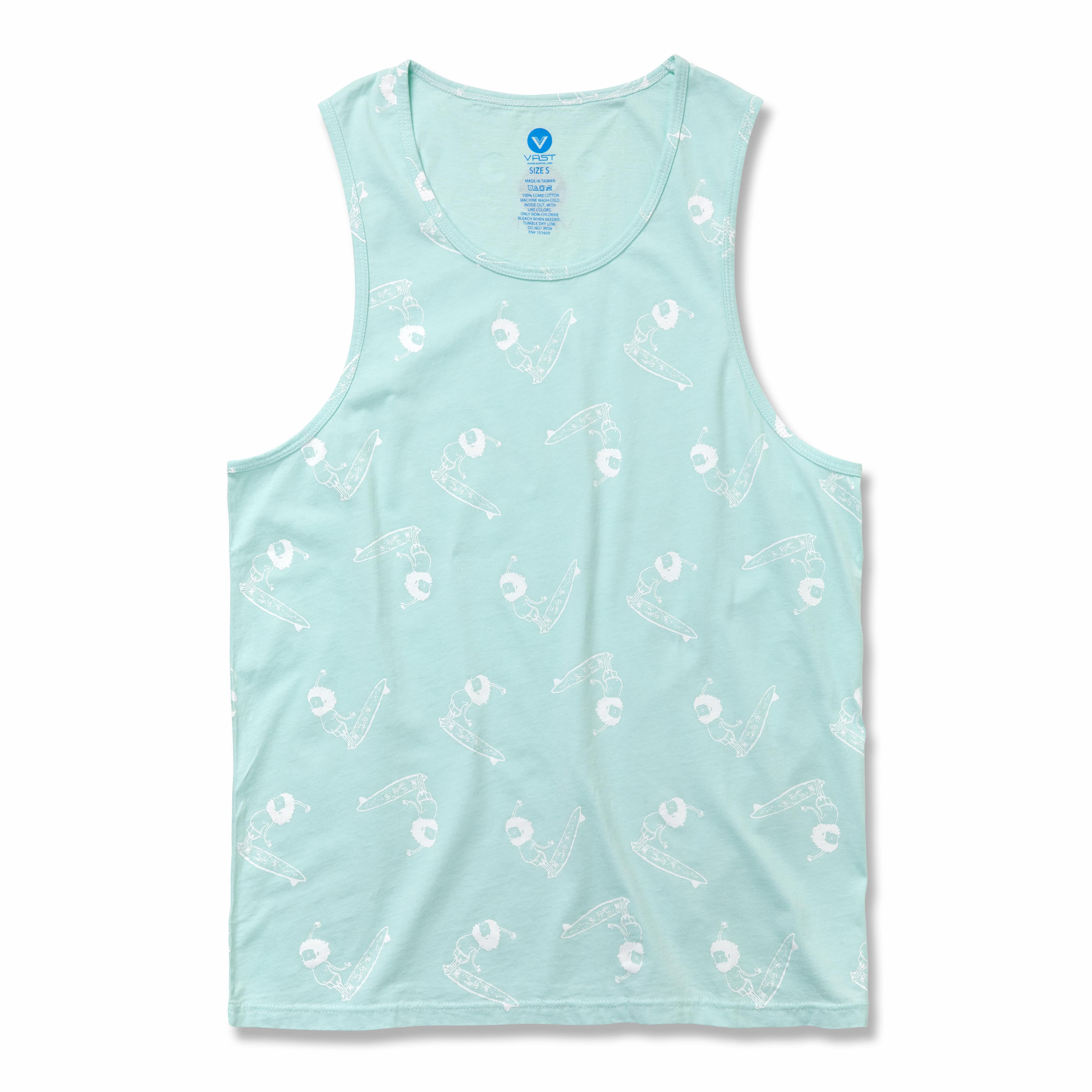 VAST 再次攜手 Show Yi 與他筆下深受喜愛的 Yogi 角色，推出這款季節限定聯名單品 —— The Yogi Tank。