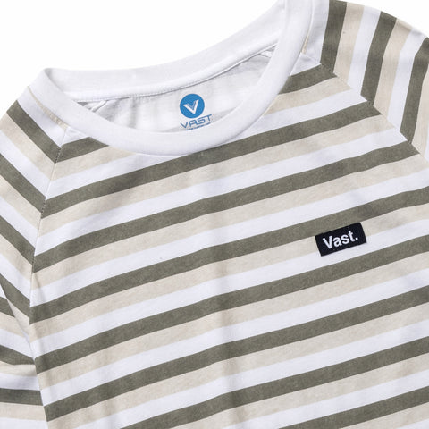 Vast Three Quarter Stripe Tee 七分袖上衣