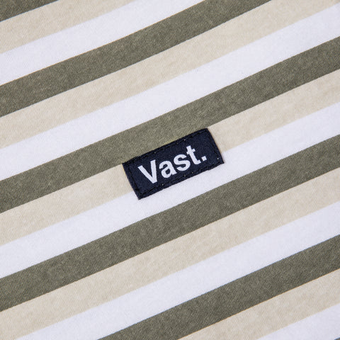 Vast Three Quarter Stripe Tee 七分袖上衣