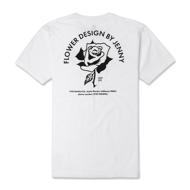 VAST Flower Shop Tee - White 短袖T恤