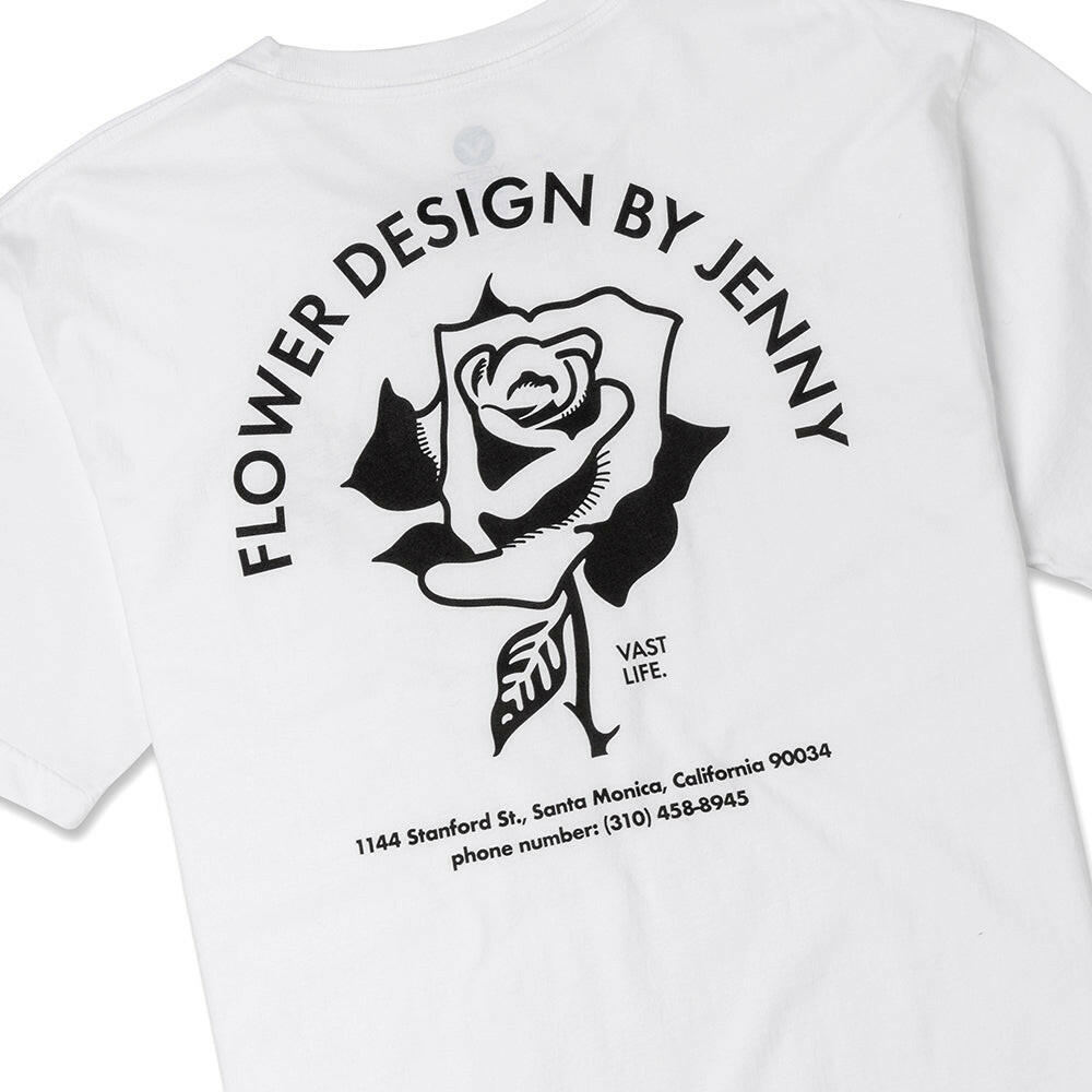 VAST Flower Shop Tee - White 短袖上衣