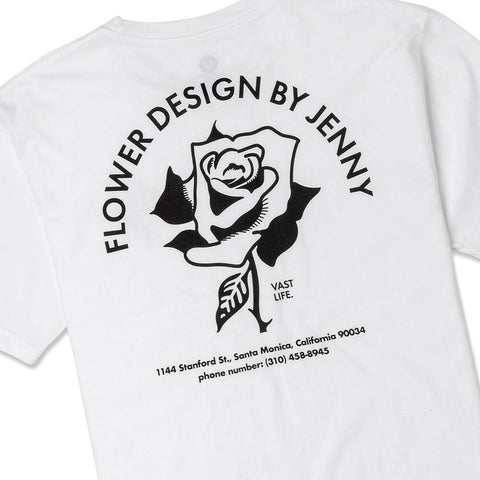 VAST Flower Shop Tee - White 短袖T恤