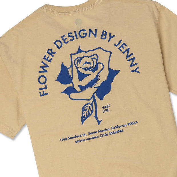 Vast Flower Shop Tee - Tan