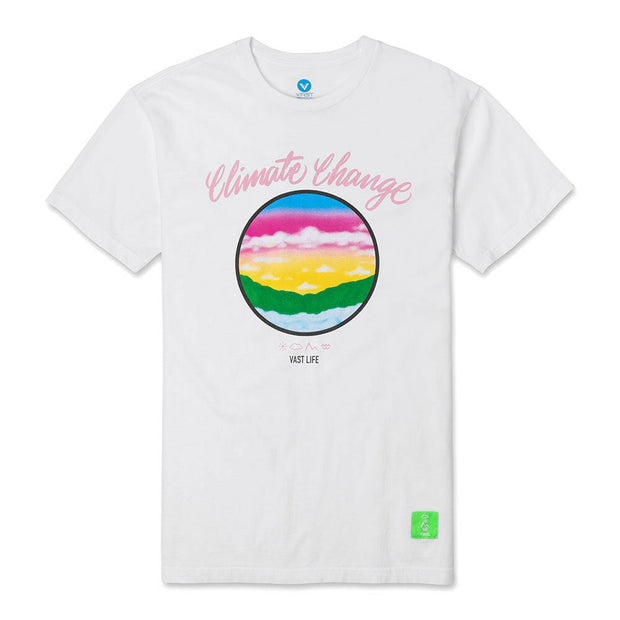 Vast Sunrise Tee - White