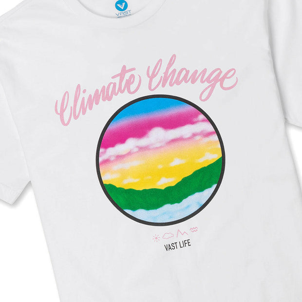 Vast Sunrise Tee - White