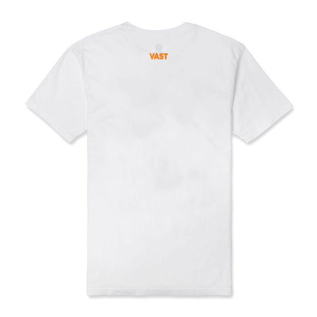 Vast Bubble "V" Tee - White