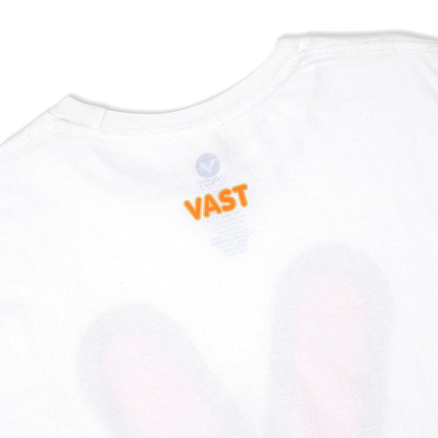 Vast Bubble "V" Tee - White