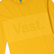 Vast Tonal Quarter Sleeve Tee - Yellow