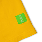 Vast Tonal Quarter Sleeve Tee - Yellow