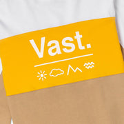 Vast Color Block Crewneck - Yellow/Tan