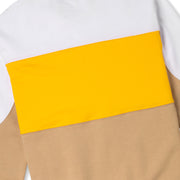 Vast Color Block Crewneck - Yellow/Tan