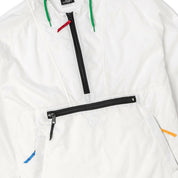 VAST 簡約白防潑水防風外套