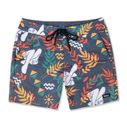 VAST Tropical Elements Boardshorts 復古短版衝浪褲