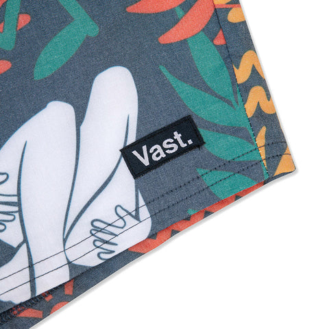 VAST Tropical Elements Boardshorts 復古短版衝浪褲