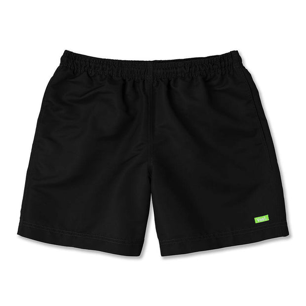 Vast Black Volley Shorts
