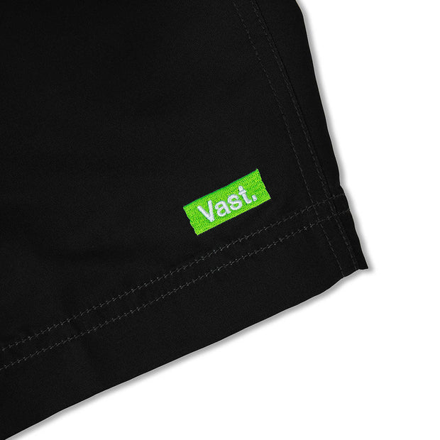 Vast Black Volley Shorts