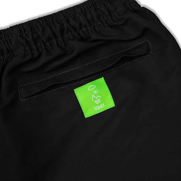 Vast Black Volley Shorts