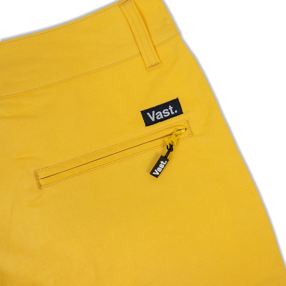 VAST Walkshorts - Yellow 棉質休閒短褲