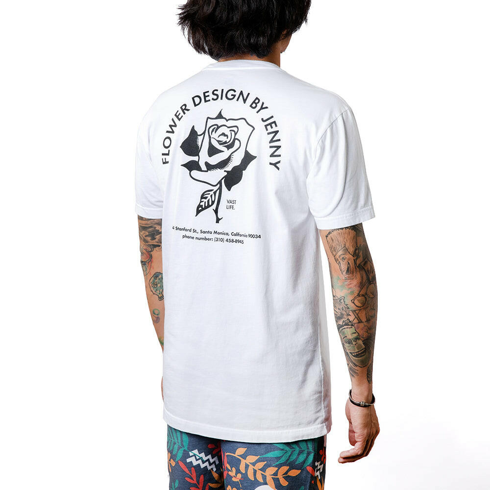 VAST Flower Shop Tee - White 短袖上衣