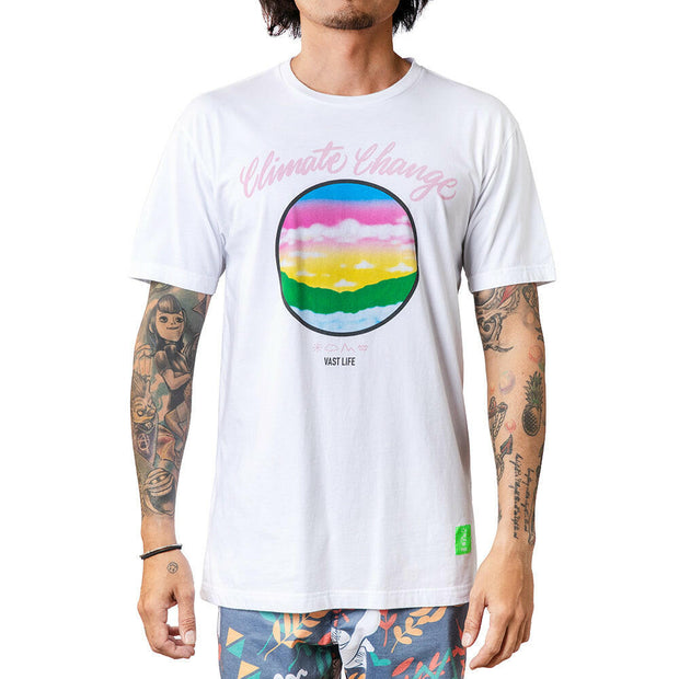 Vast Sunrise Tee - White