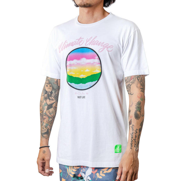 Vast Sunrise Tee - White