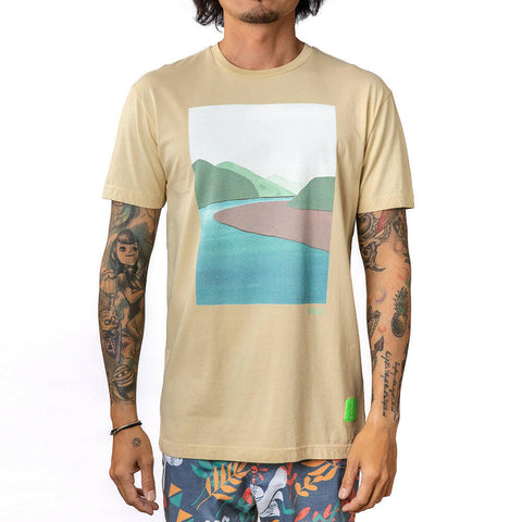 VAST River Tee - Tan  短袖T恤