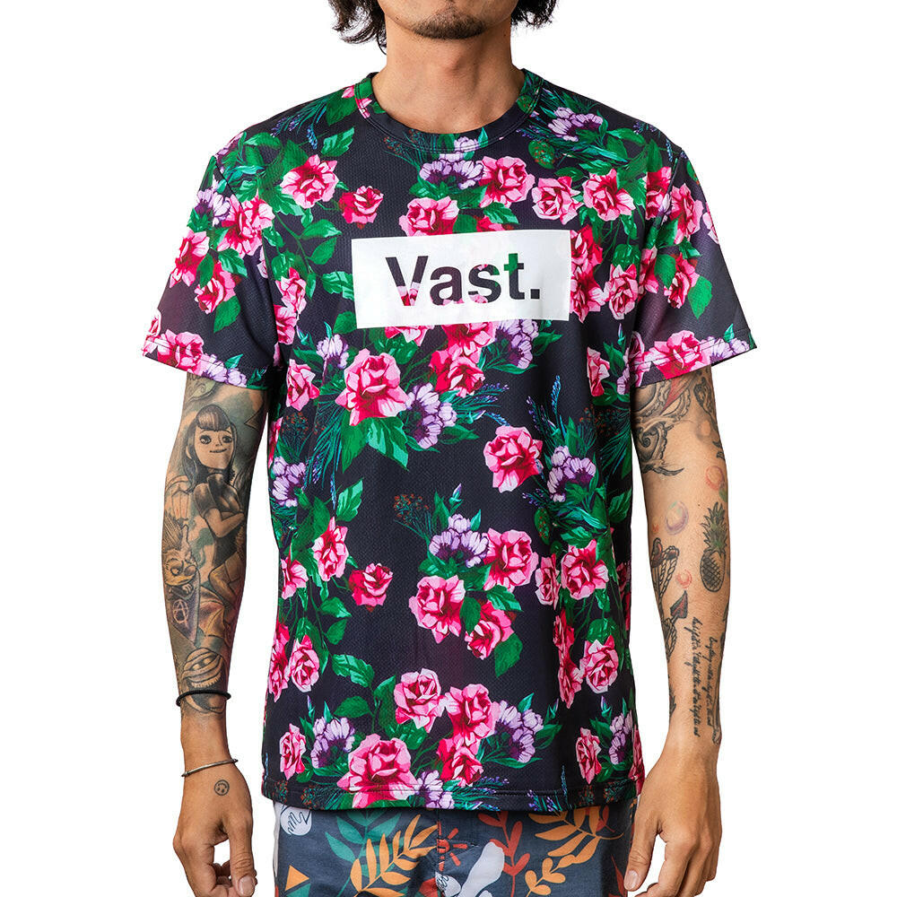 VAST 夏日花卉 防曬機能衝浪T Shirt