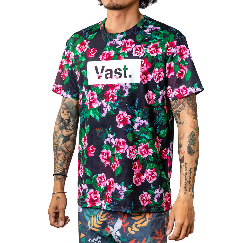 VAST 夏日花卉 防曬機能衝浪T Shirt