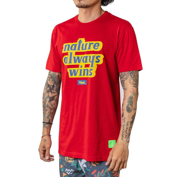 VAST N.A.W Block Tee - Red 短袖T恤