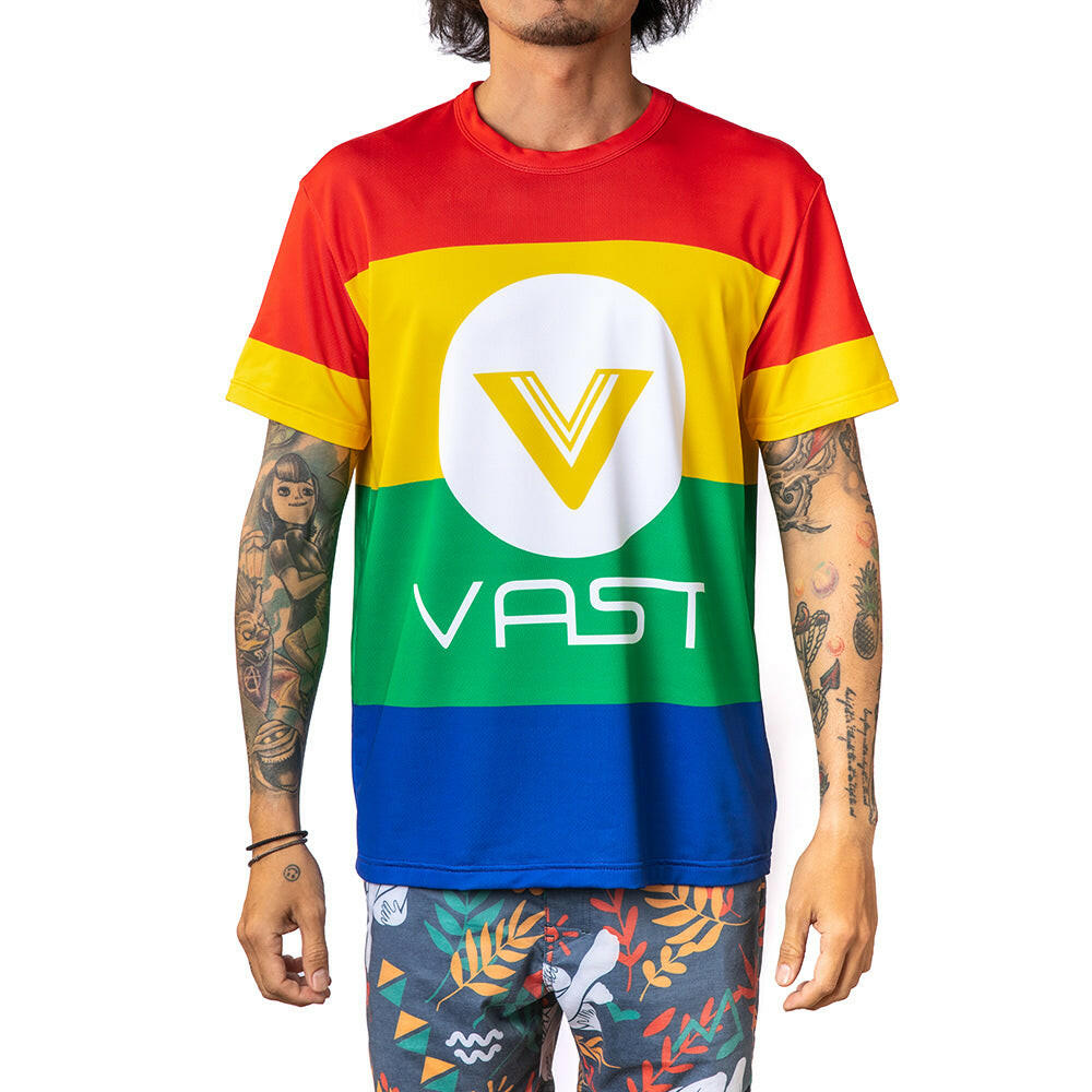 VAST 彩虹  防曬機能衝浪T Shirt