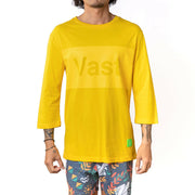 Vast Tonal Quarter Sleeve Tee - Yellow