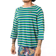 Vast Stripe Quarter Sleeve Tee