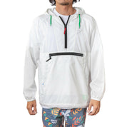 VAST 簡約白防潑水防風外套