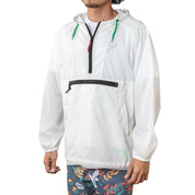 VAST 簡約白防潑水防風外套