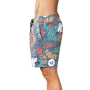 VAST Tropical Elements Boardshorts 復古短版衝浪褲