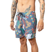 VAST Tropical Elements Boardshorts 復古短版衝浪褲