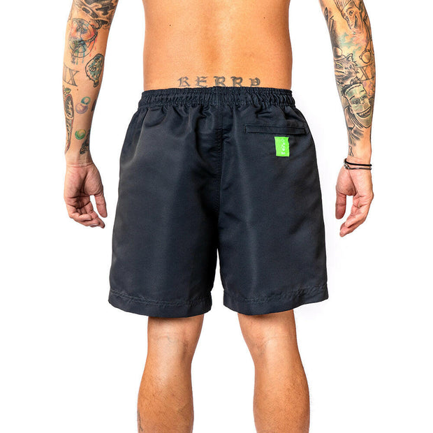 Vast Black Volley Shorts