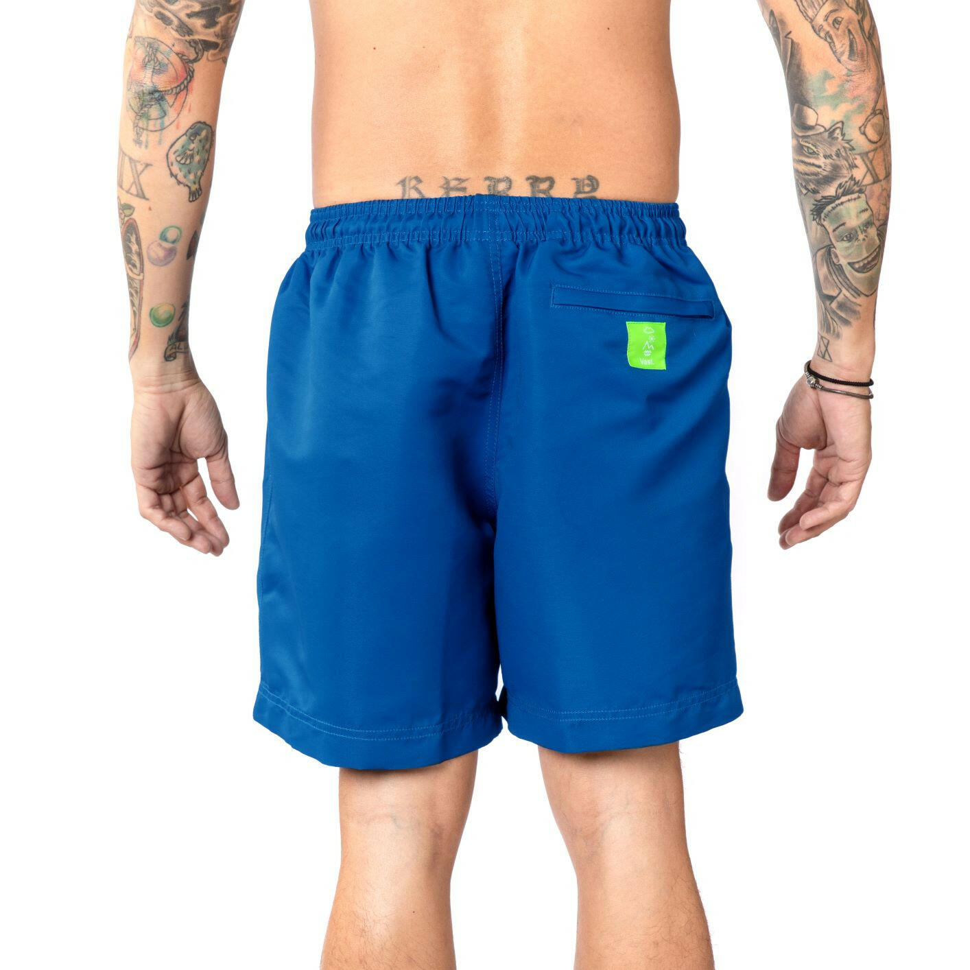 VAST 綁繩海灘褲 - 藍