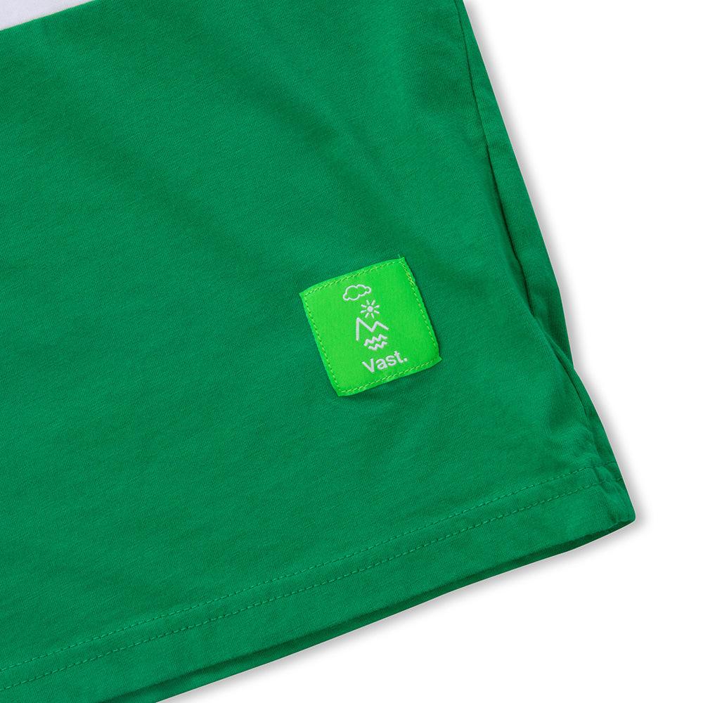 VAST 拼色系列坦克背心 綠/茶