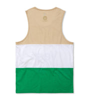 VAST 拼色系列坦克背心 綠/茶