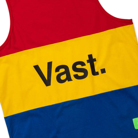 Vast Color Block Tank - Red