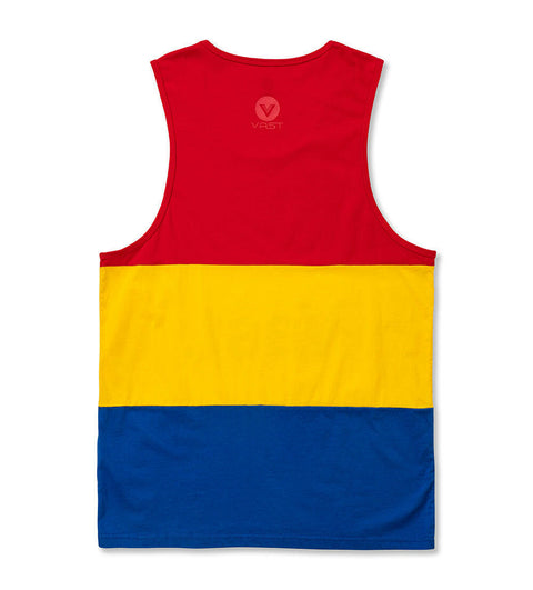 Vast Color Block Tank - Red