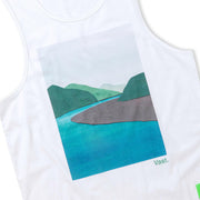 Vast River Tank Top - White