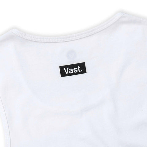 Vast River Tank Top - White