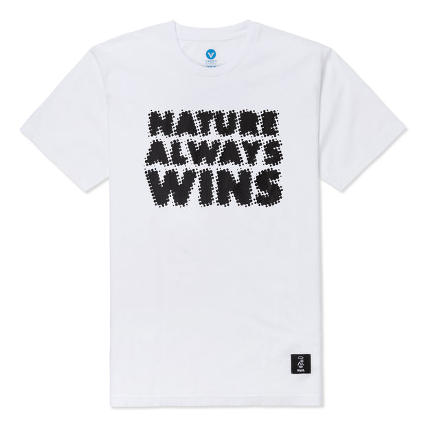 Vast Naw Blur Tee Nature Always Wins - White 短袖T恤