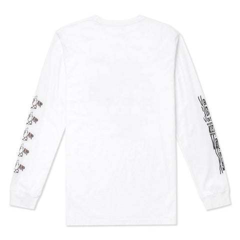 Vast Long Sleeve Setting Sun Tee - White 長袖上衣