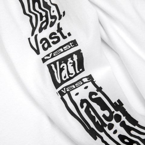 Vast Long Sleeve Setting Sun Tee - White 長袖上衣