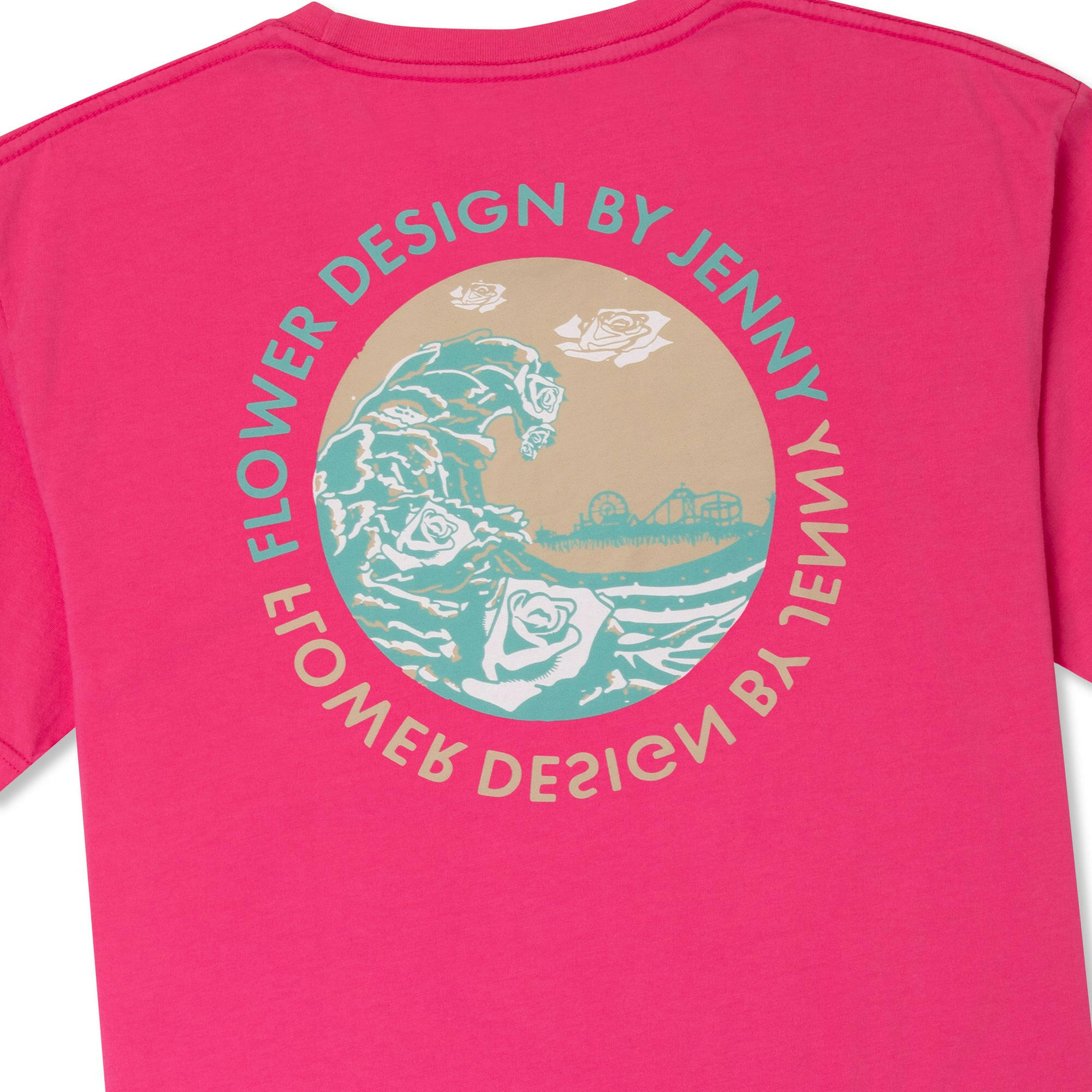 VAST Rose Wave Tee - Vintage Fuchsia