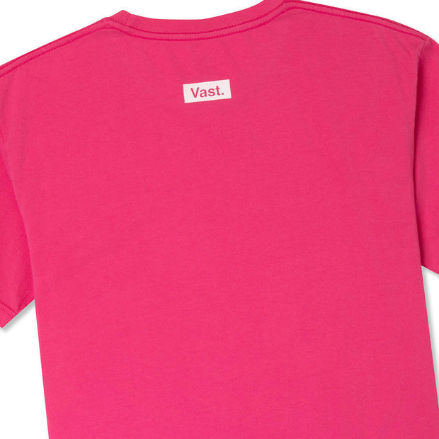 Vast Mirror Tee - Vintage Fuchsia 短袖T恤
