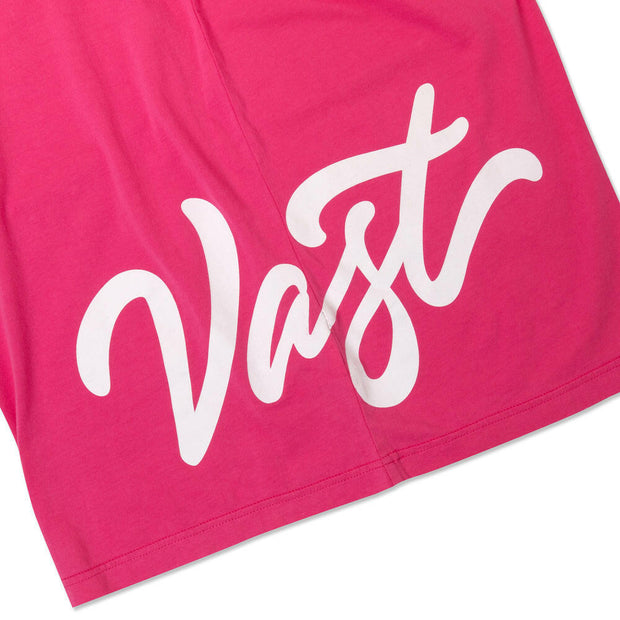 VAST Side Print Tee - VINTAGE FUCHSIA